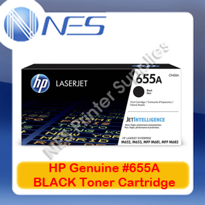 HP Genuine #655A BLACK Toner Cartridge for M652dn/M653dn/M653x/M681dn [CF450A]
